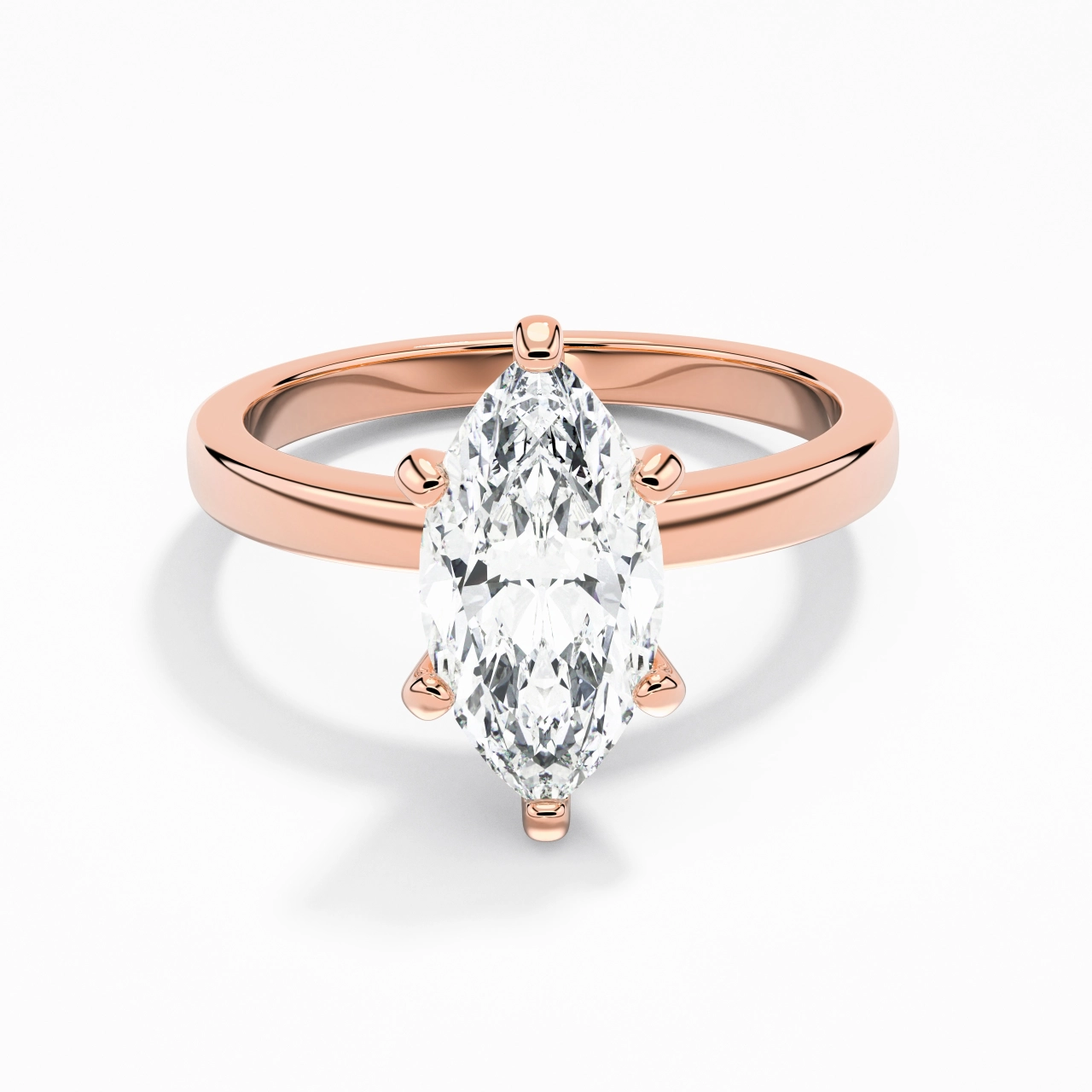 1.50ct 2.00ct Moissanite Cubic Zirconia Engagement Ring 925 Sterling Silver
