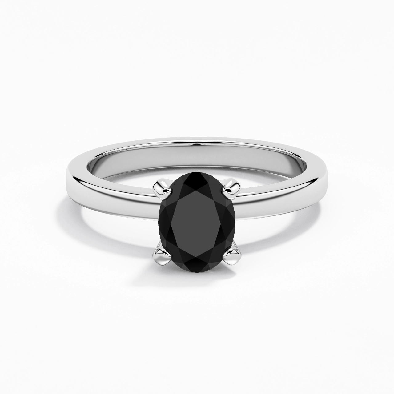 1.50ct Moissanite Cubic Zirconia Engagement Ring 925 Sterling Silver