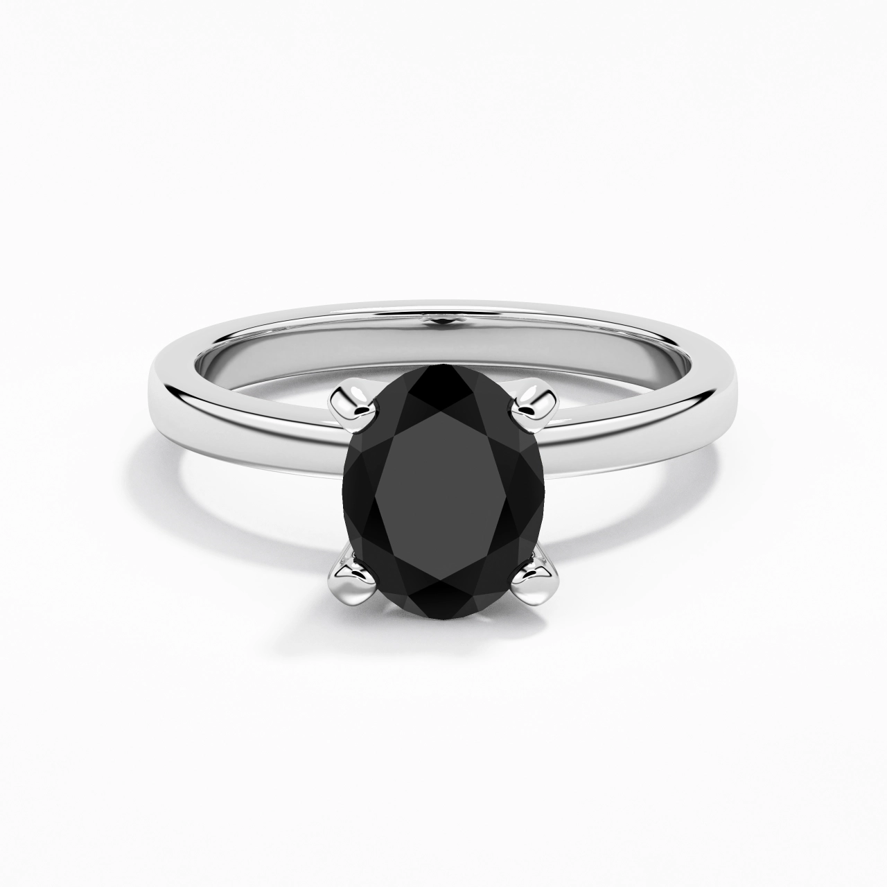 1.50ct 2.00ct Moissanite Cubic Zirconia Engagement Ring 925 Sterling Silver