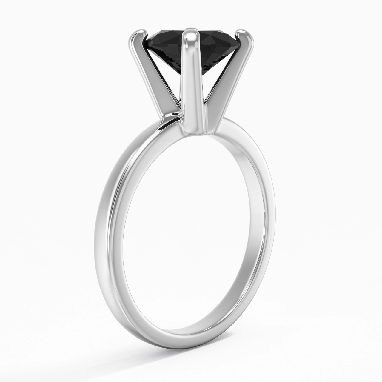 1.50ct 2.00ct Moissanite Cubic Zirconia Engagement Ring 925 Sterling Silver