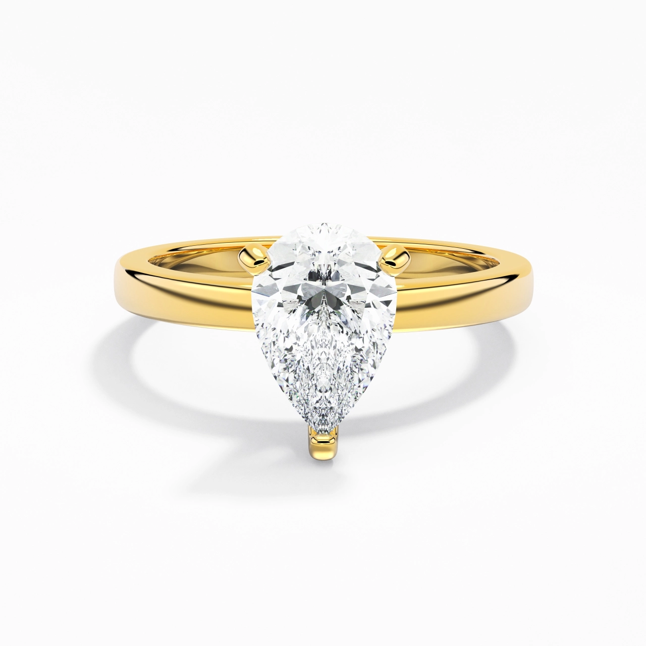 1.50ct Moissanite Moissanite Engagement Ring 925 Sterling Silver