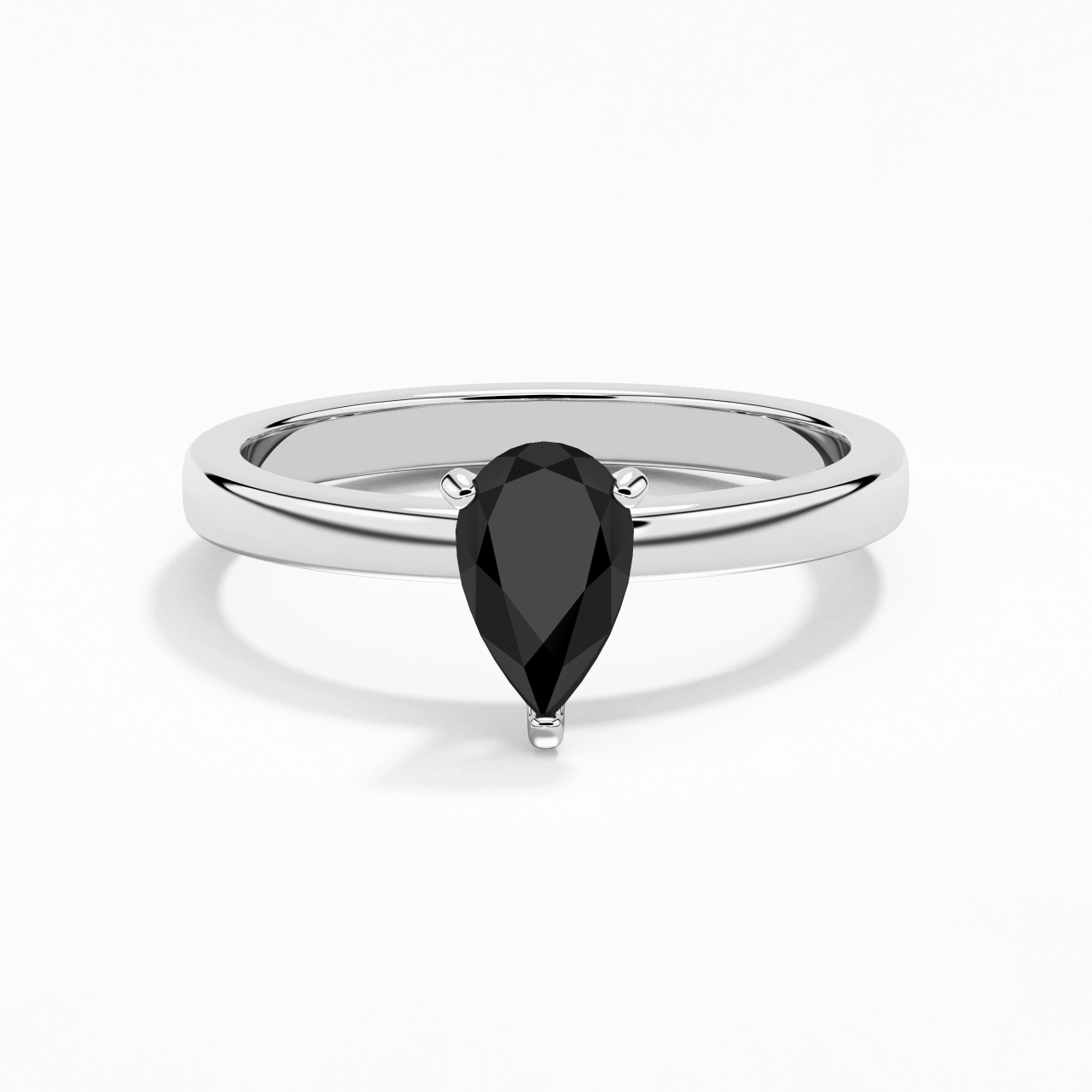 1.50ct 1.00ct Moissanite Cubic Zirconia Engagement Ring 925 Sterling Silver
