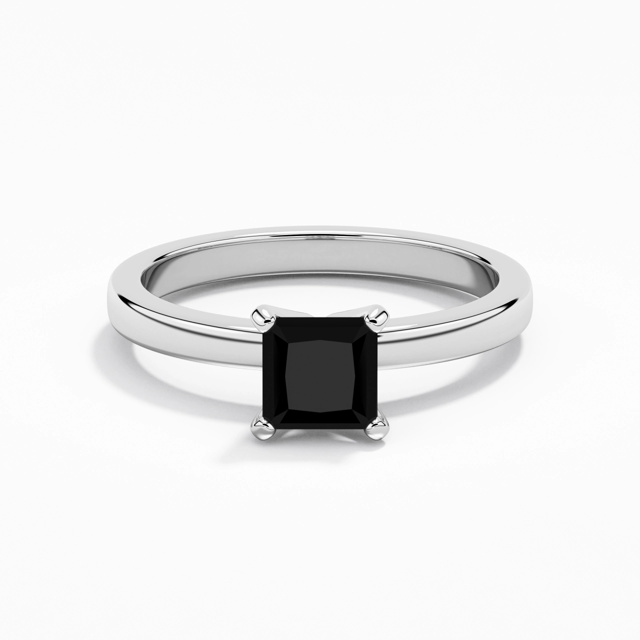 1.50ct 1.00ct Moissanite Cubic Zirconia Engagement Ring 925 Sterling Silver