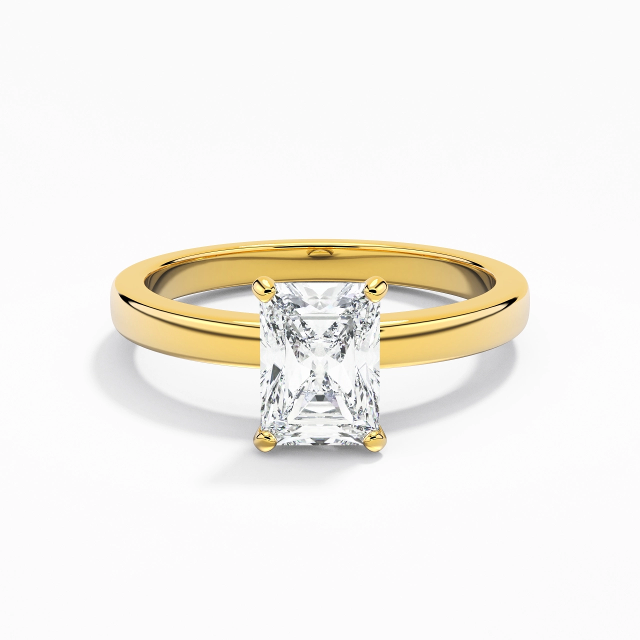 1.50ct 1.00ct Moissanite Moissanite Engagement Ring 925 Sterling Silver