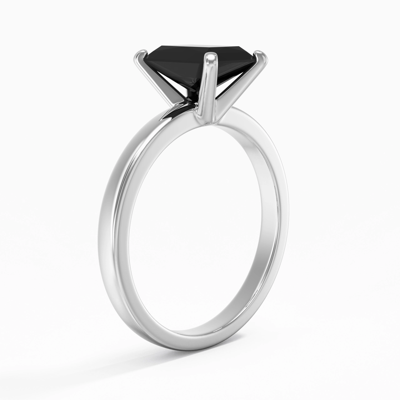 1.50ct 2.00ct Moissanite Cubic Zirconia Engagement Ring 925 Sterling Silver