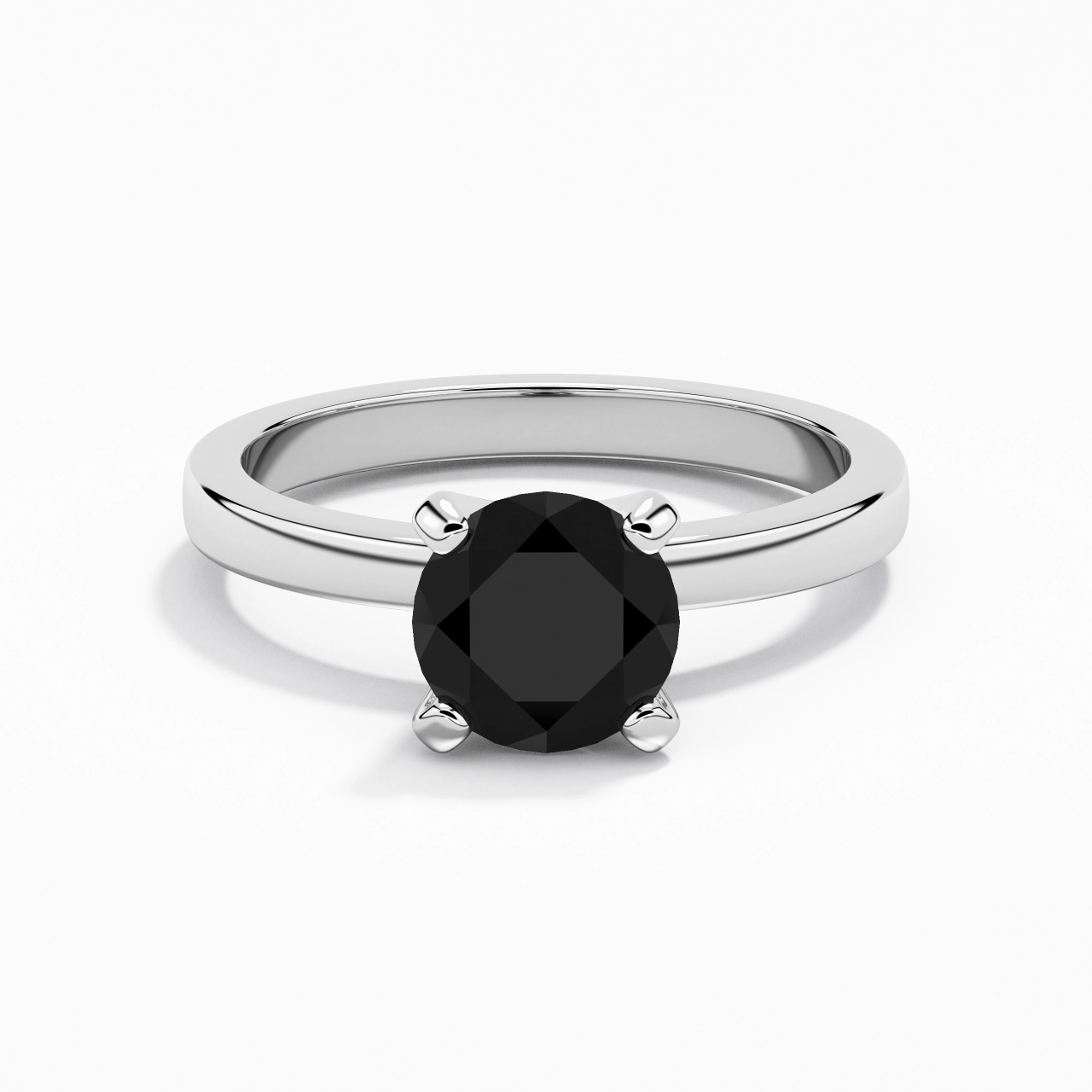 1.50ct Moissanite Cubic Zirconia Engagement Ring 925 Sterling Silver