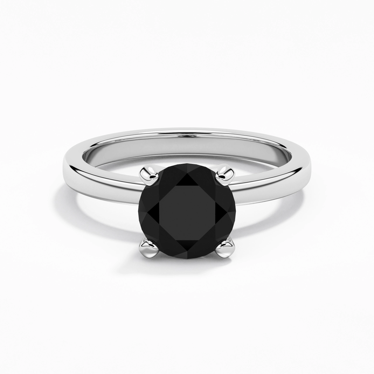 1.50ct 2.00ct Moissanite Cubic Zirconia Engagement Ring 925 Sterling Silver