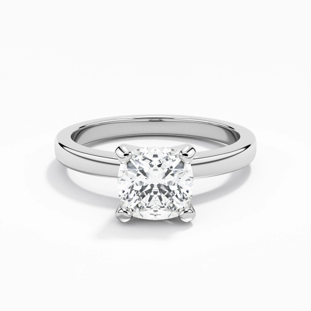 1.50ct Moissanite Engagement Ring 925 Sterling Silver