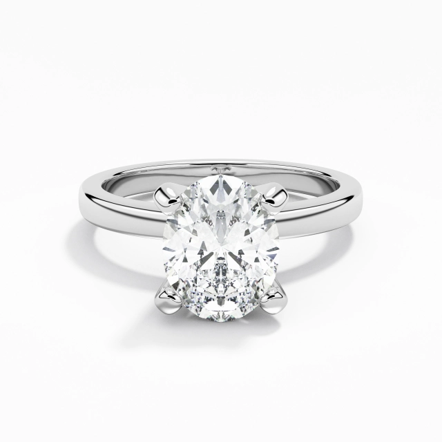 2.00ct Moissanite Engagement Ring 925 Sterling Silver