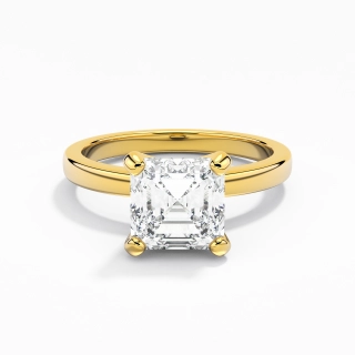 2.00ct Moissanite Engagement Ring 18K Gold