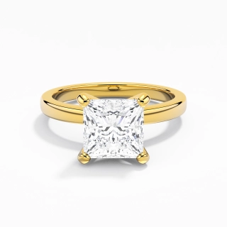 2.00ct Moissanite Engagement Ring 18K Gold