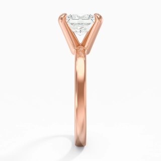 2.00ct Moissanite Engagement Ring 18K Rose Gold