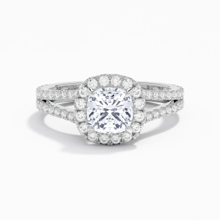 Glory Cushion 1.50ct Moissanite Engagement Ring