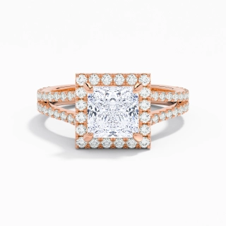 Glory Princess 2.00ct Moissanite Engagement Ring