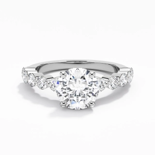 1.50ct Moissanite Engagement Ring 925 Sterling Silver