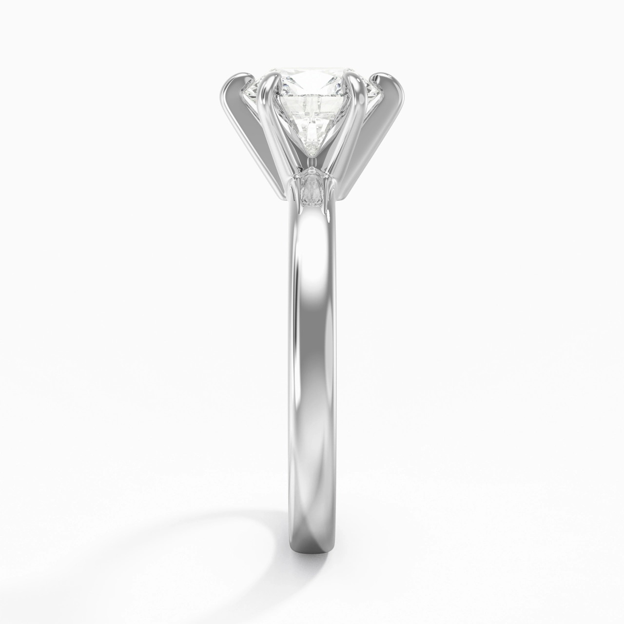 2.00ct Moissanite Moissanite Bague de fiançailles Argent sterling 925