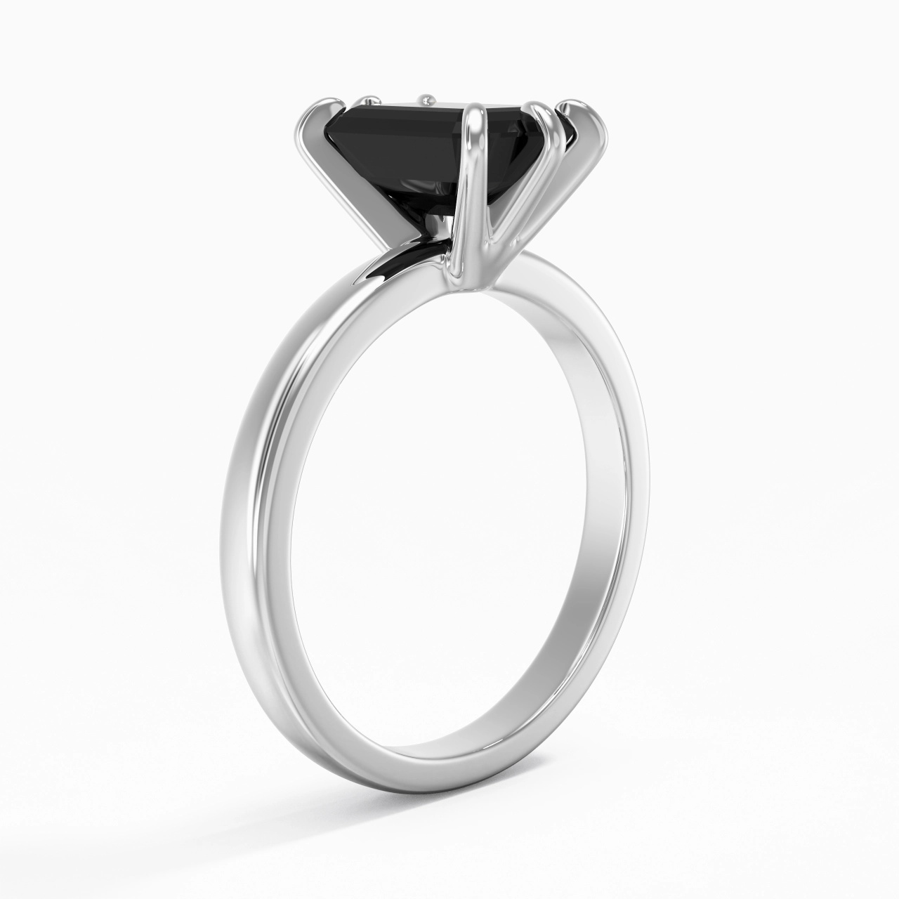 2.00ct Moissanite Cubic Zirconia Engagement Ring 925 Sterling Silver