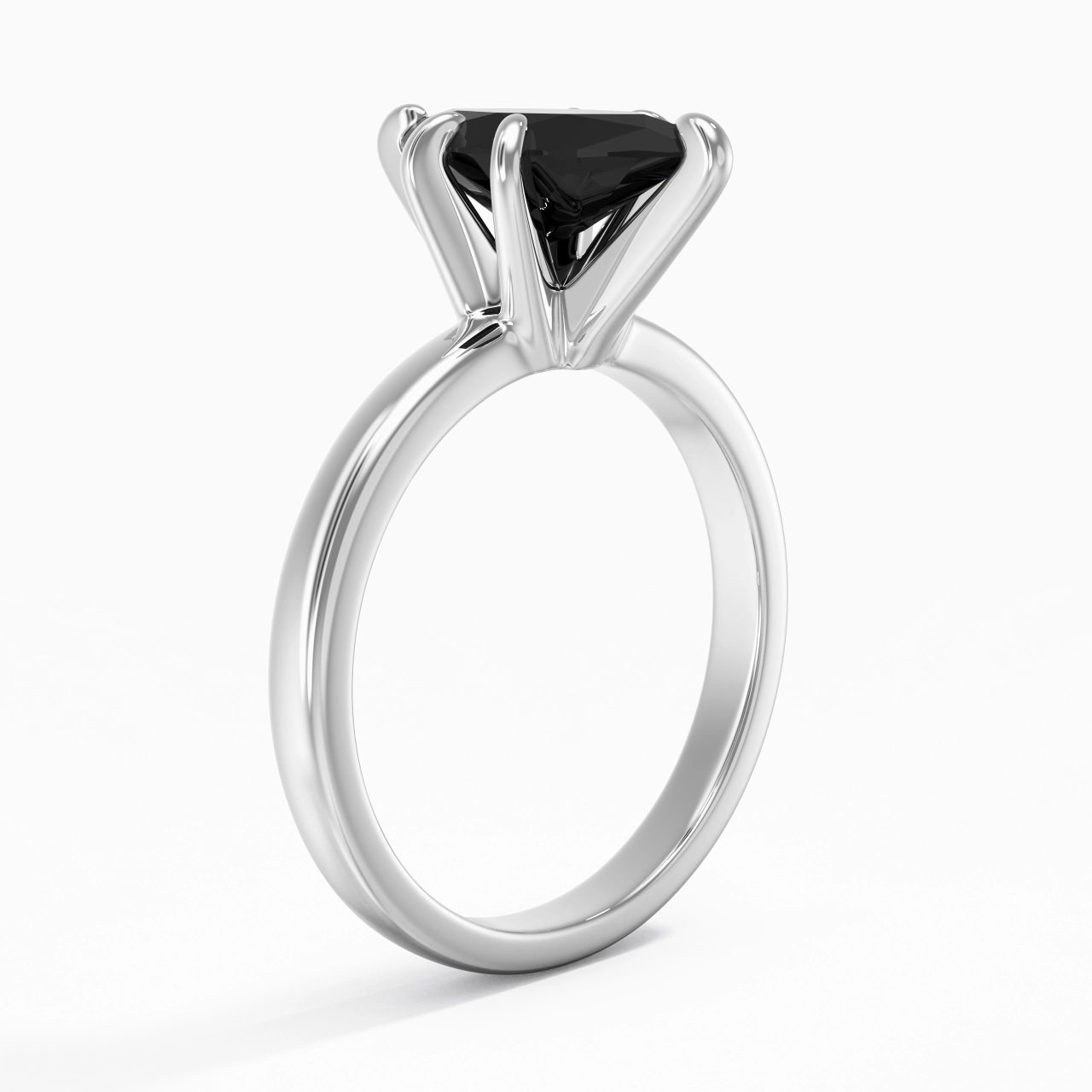 2.00ct Moissanite Cubic Zirconia Engagement Ring 925 Sterling Silver