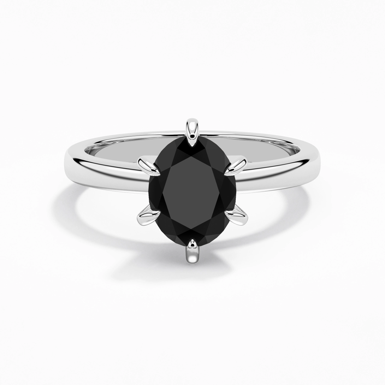 2.00ct Moissanite Cubic Zirconia Engagement Ring 925 Sterling Silver