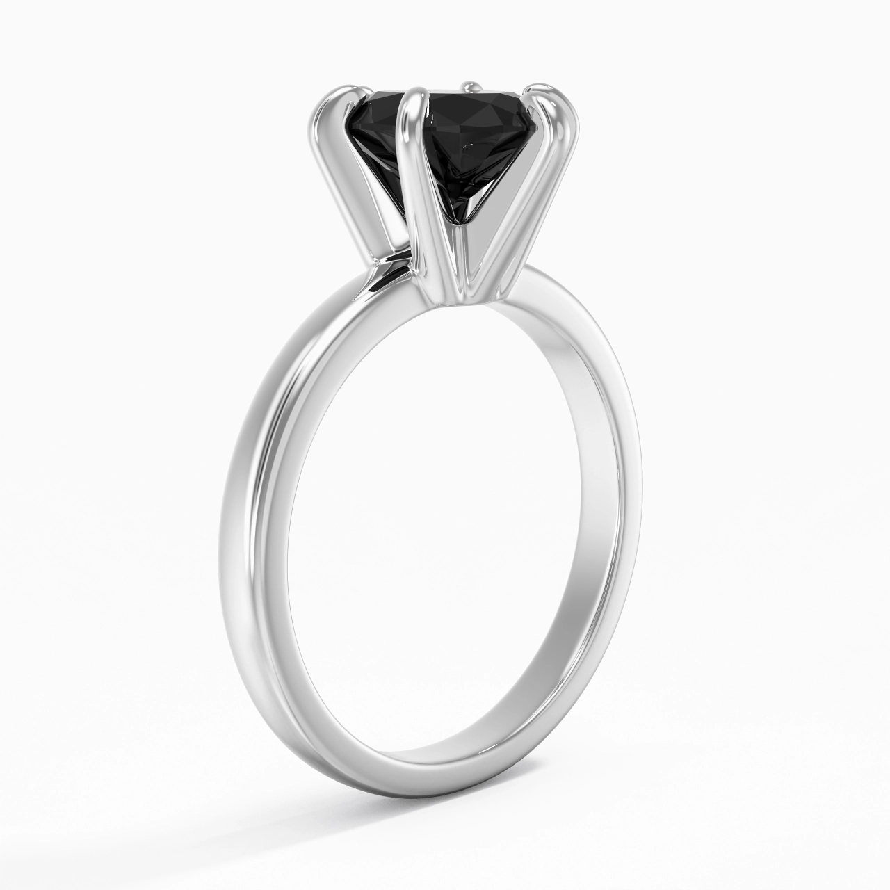 2.00ct Moissanite Cubic Zirconia Engagement Ring 925 Sterling Silver