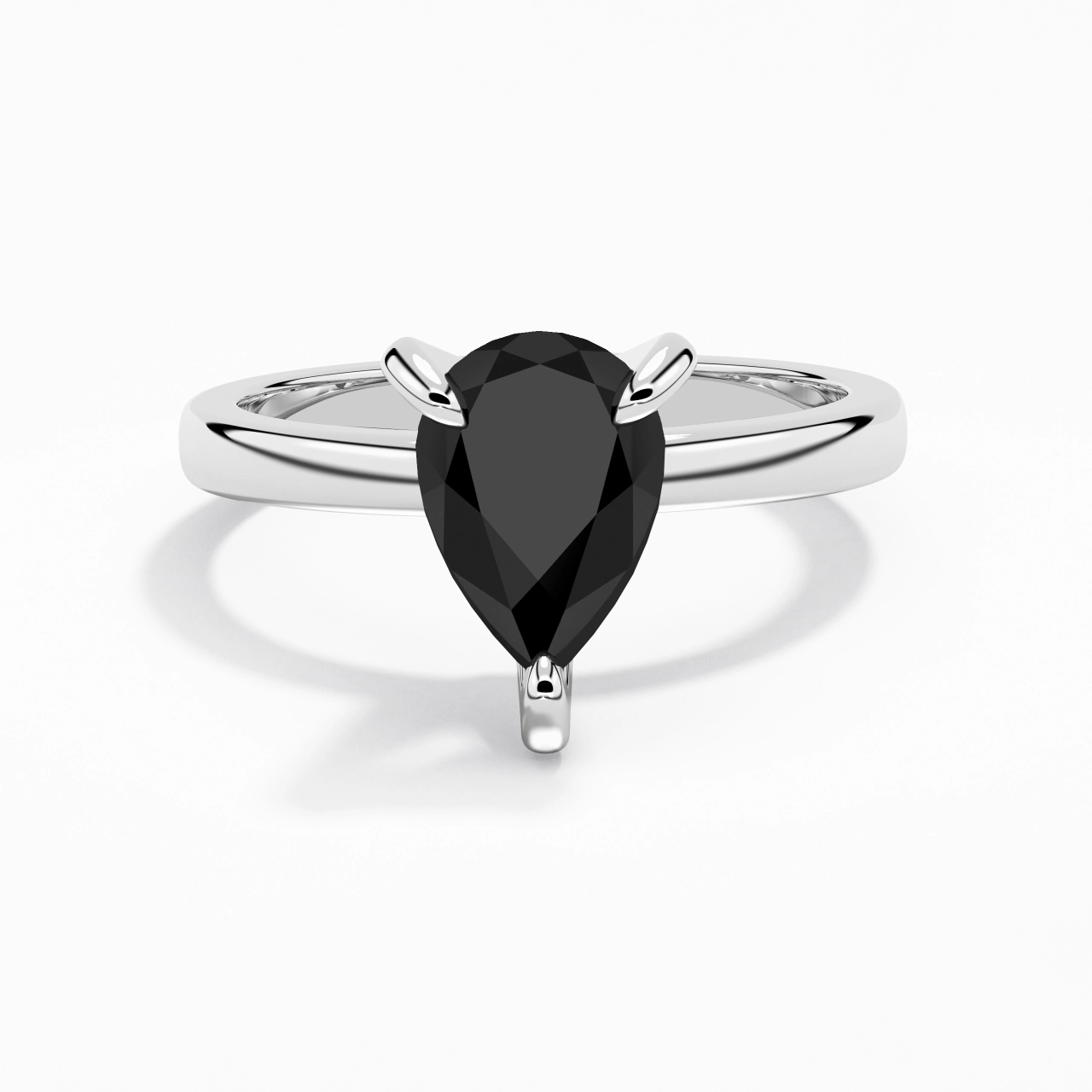 2.00ct Moissanite Cubic Zirconia Engagement Ring 925 Sterling Silver