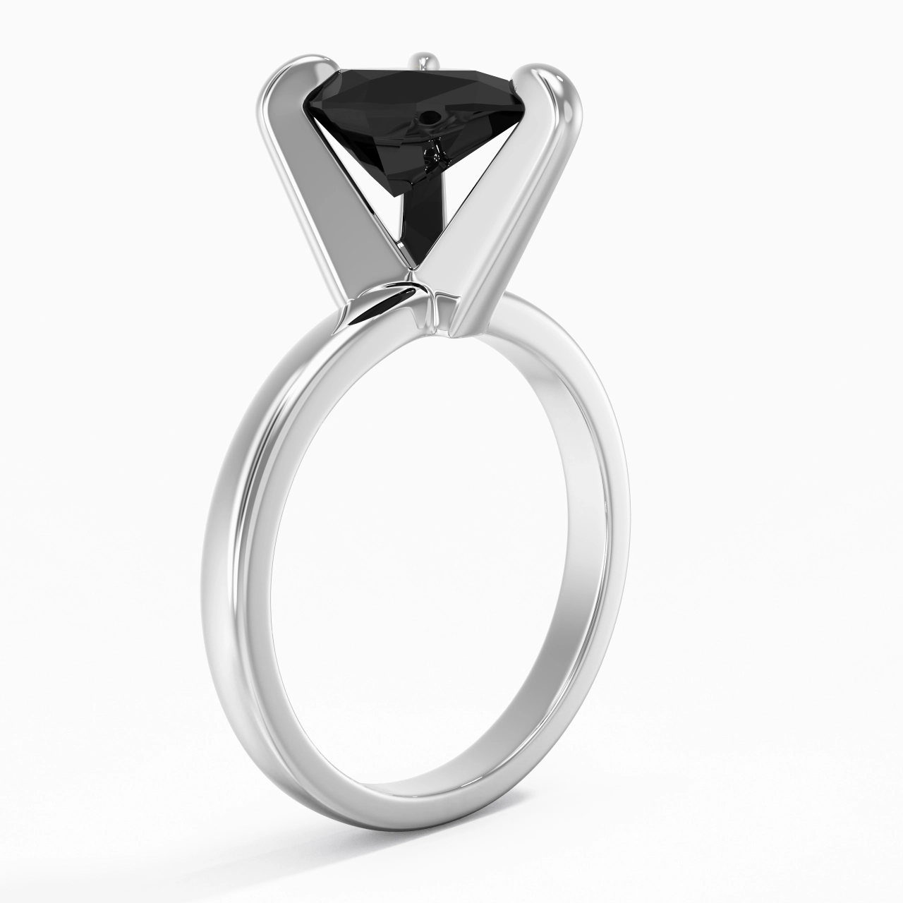 2.00ct Moissanite Cubic Zirconia Engagement Ring 925 Sterling Silver
