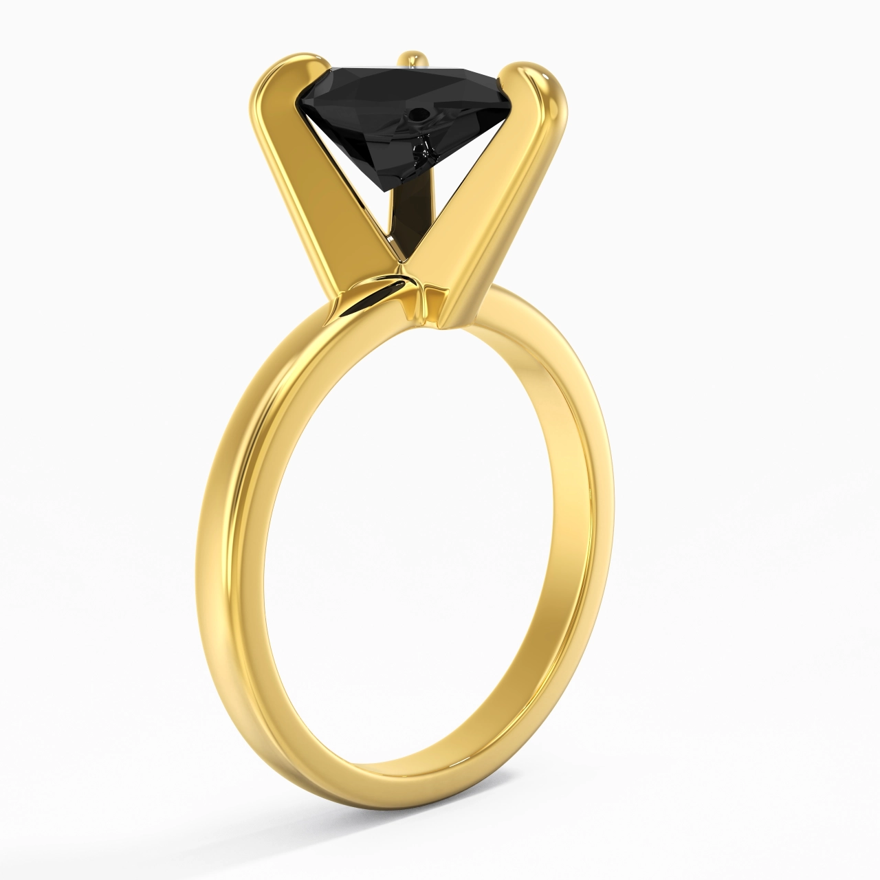 2.00ct Moissanite Zircon cubique Bague de fiançailles Argent sterling 925