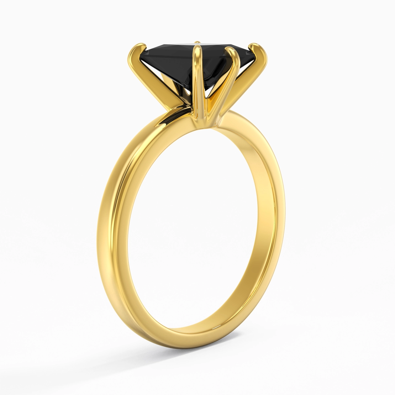 2.00ct Moissanite Zircon cubique Bague de fiançailles Argent sterling 925