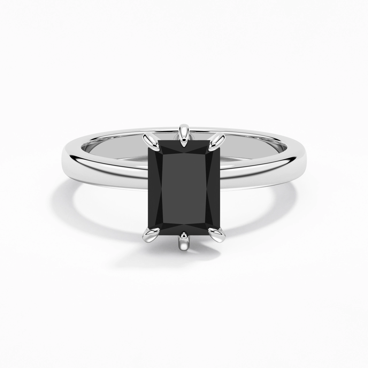 2.00ct Moissanite Cubic Zirconia Engagement Ring 925 Sterling Silver