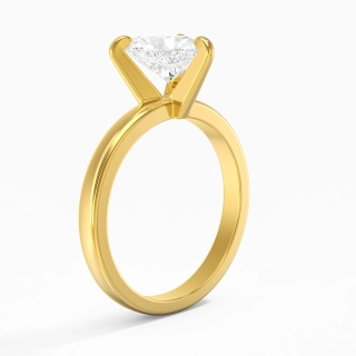 1.50ct Moissanite Engagement Ring 14K Gold