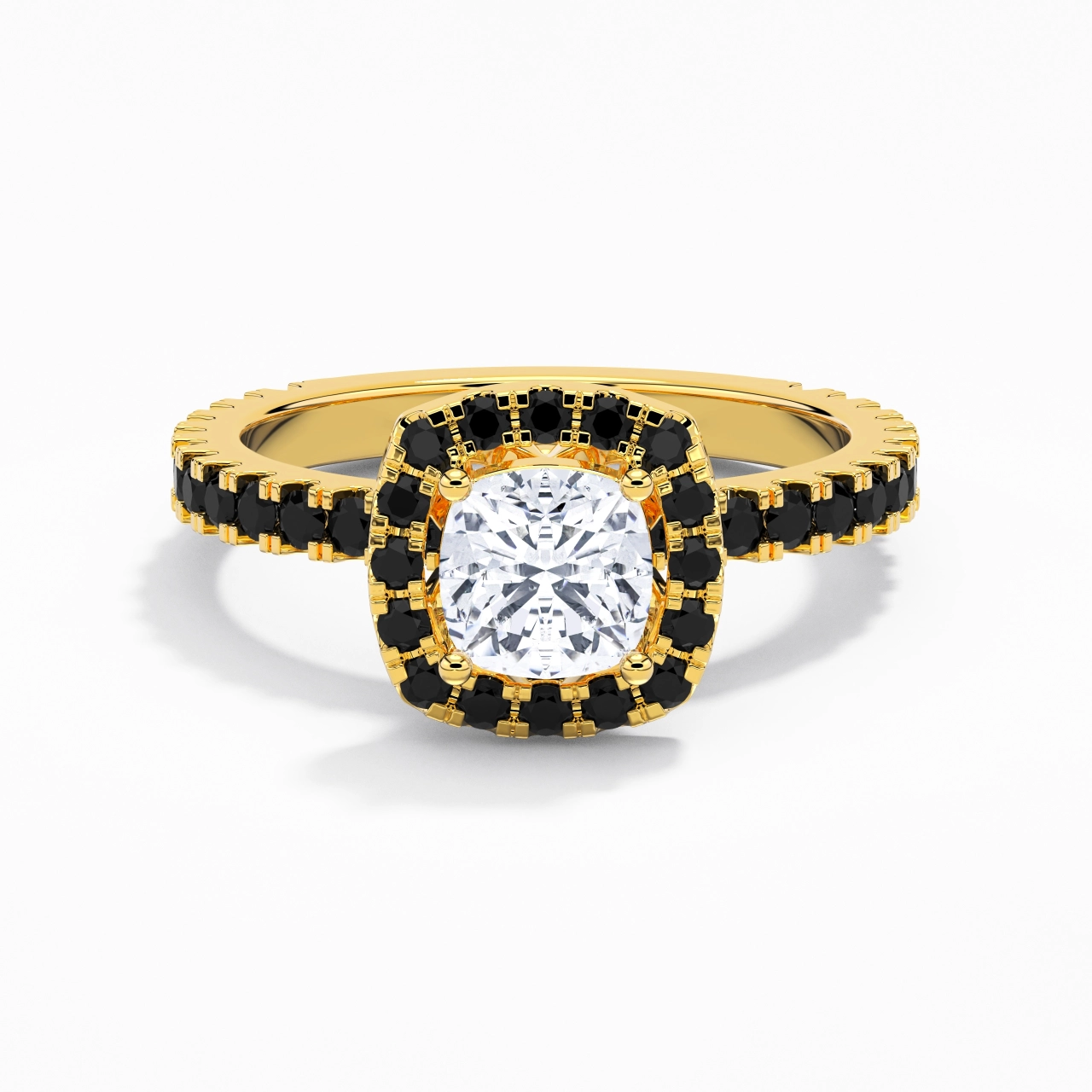 Delicate Cushion 1.00ct Cubic Zirconia Engagement Ring