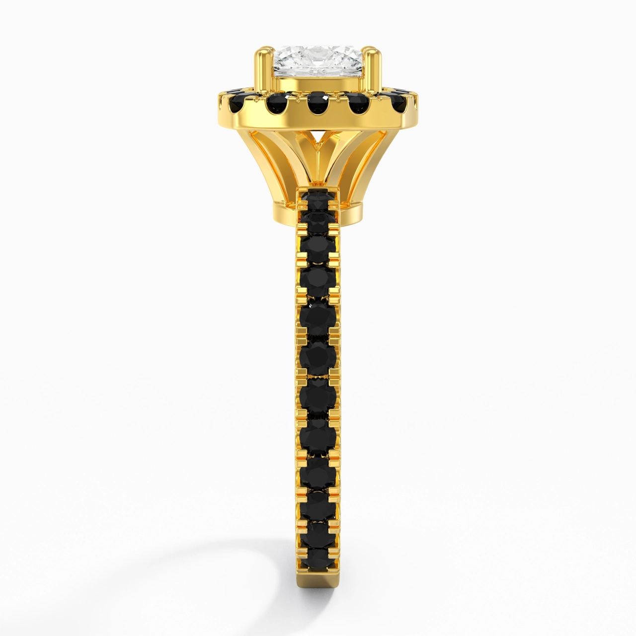 Delicate Cushion 1.00ct Cubic Zirconia Engagement Ring