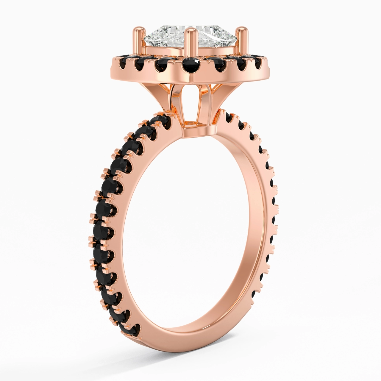 Delicado Cojín 2.00ct Circonio cúbico Anillo de Compromiso