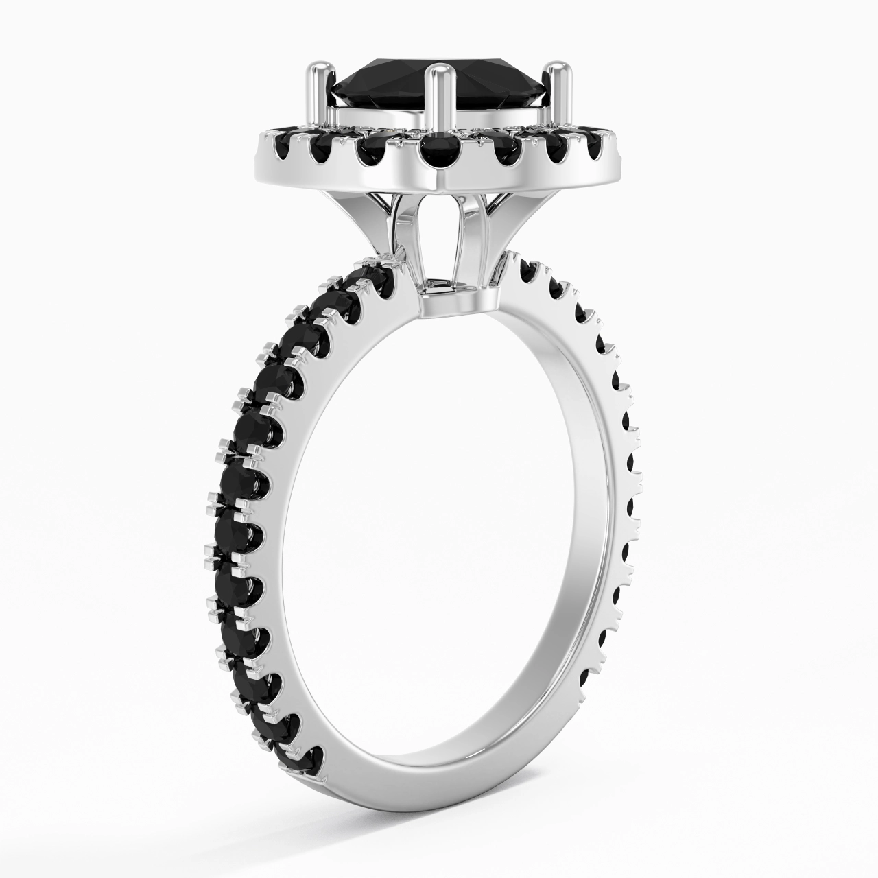 Delicado Cojín 2.00ct Circonio cúbico Anillo de Compromiso