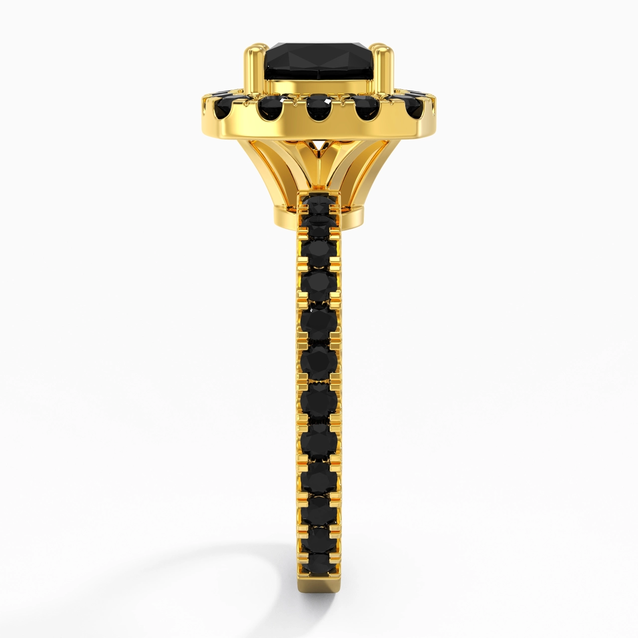 Delicado Cojín 2.00ct Circonio cúbico Anillo de Compromiso