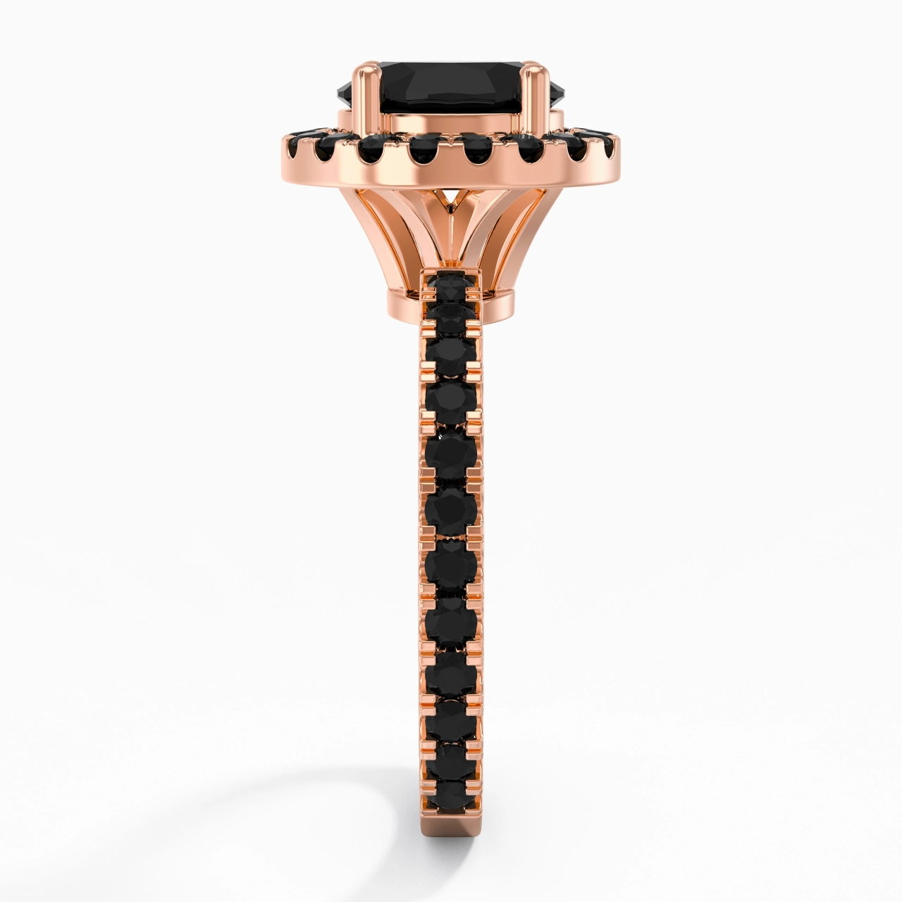 Delicado Ovalado 1.50ct Circonio cúbico Anillo de Compromiso