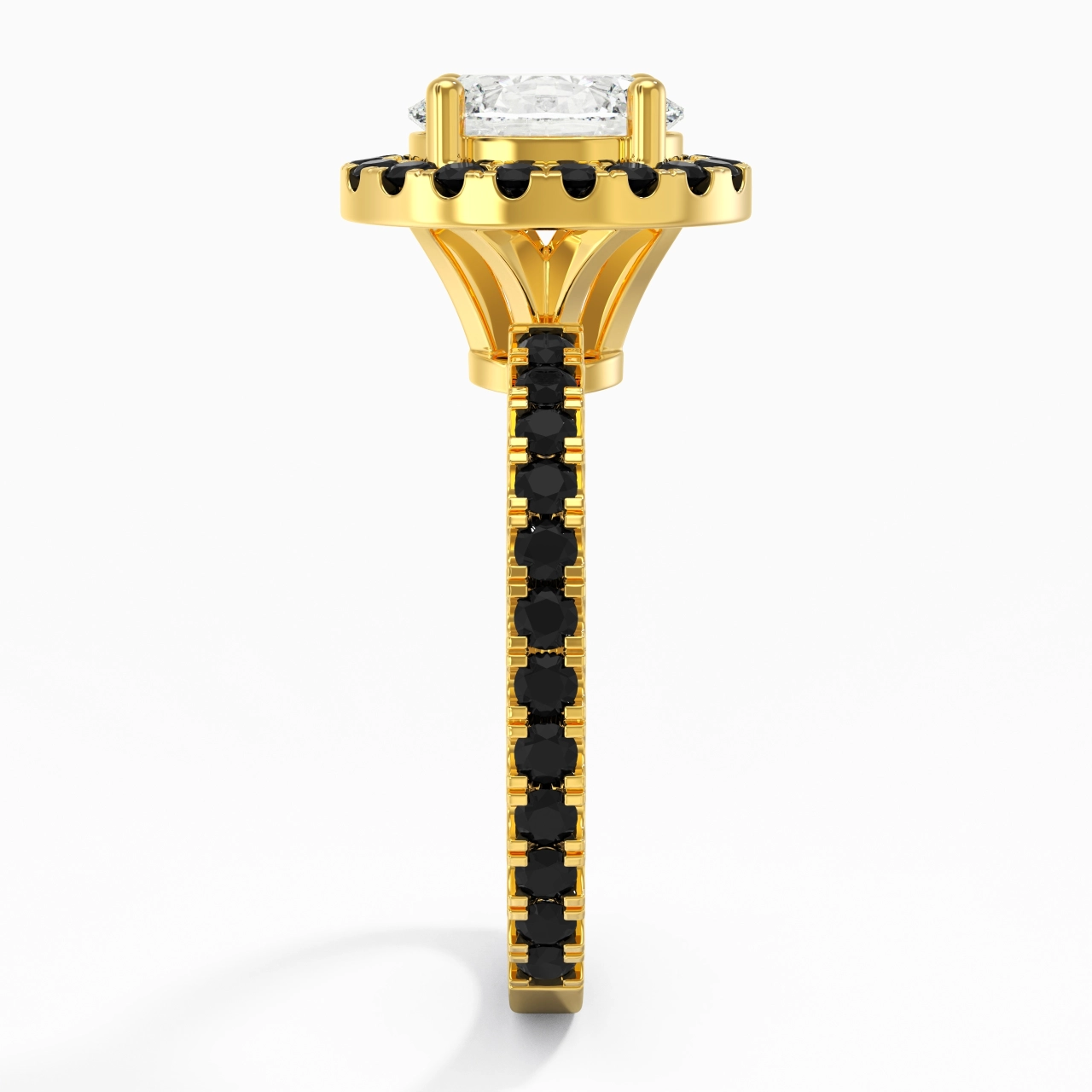 Délicat Ovale 1.50ct Zircon cubique Bague de fiançailles