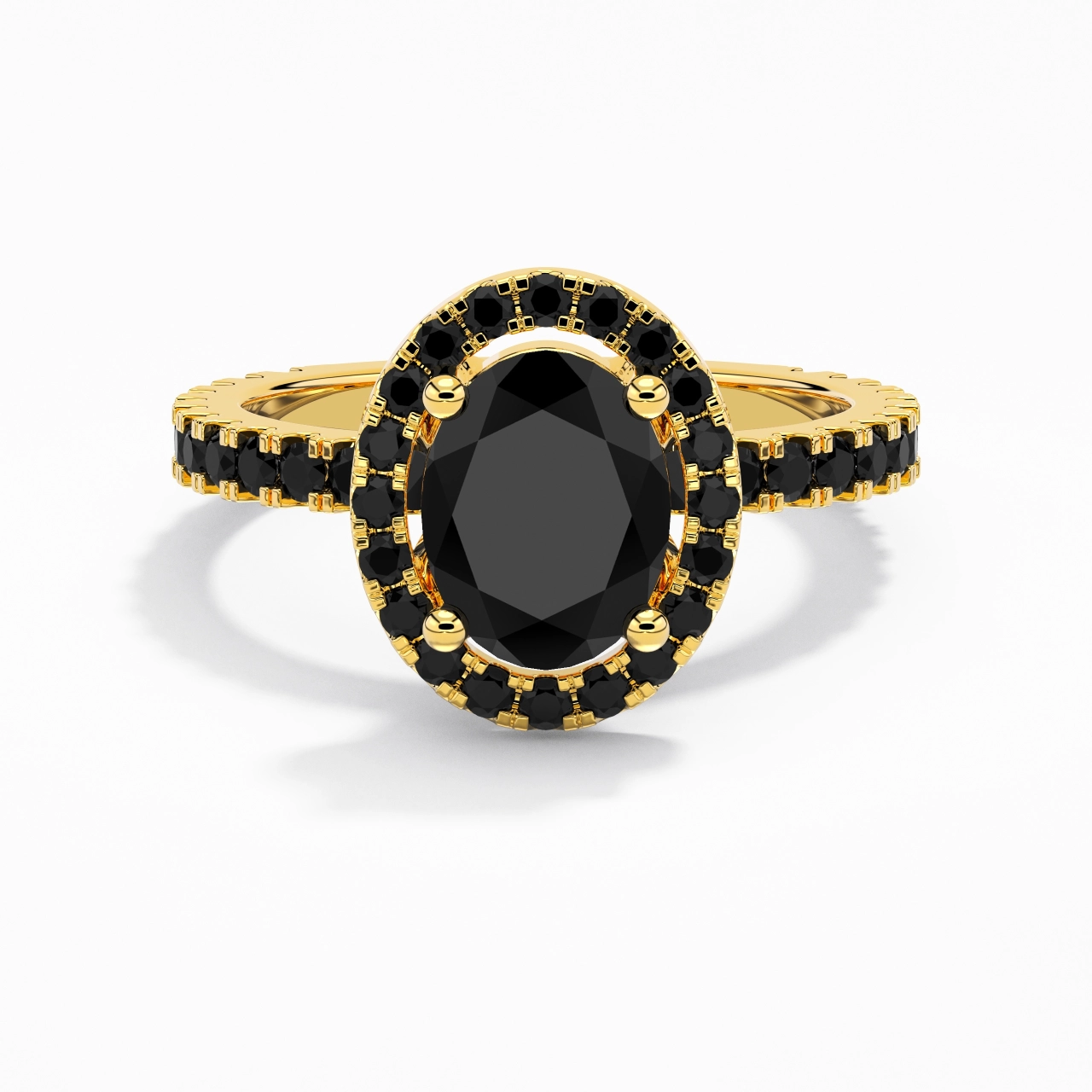 Delicado Ovalado 2.00ct Circonio cúbico Anillo de Compromiso