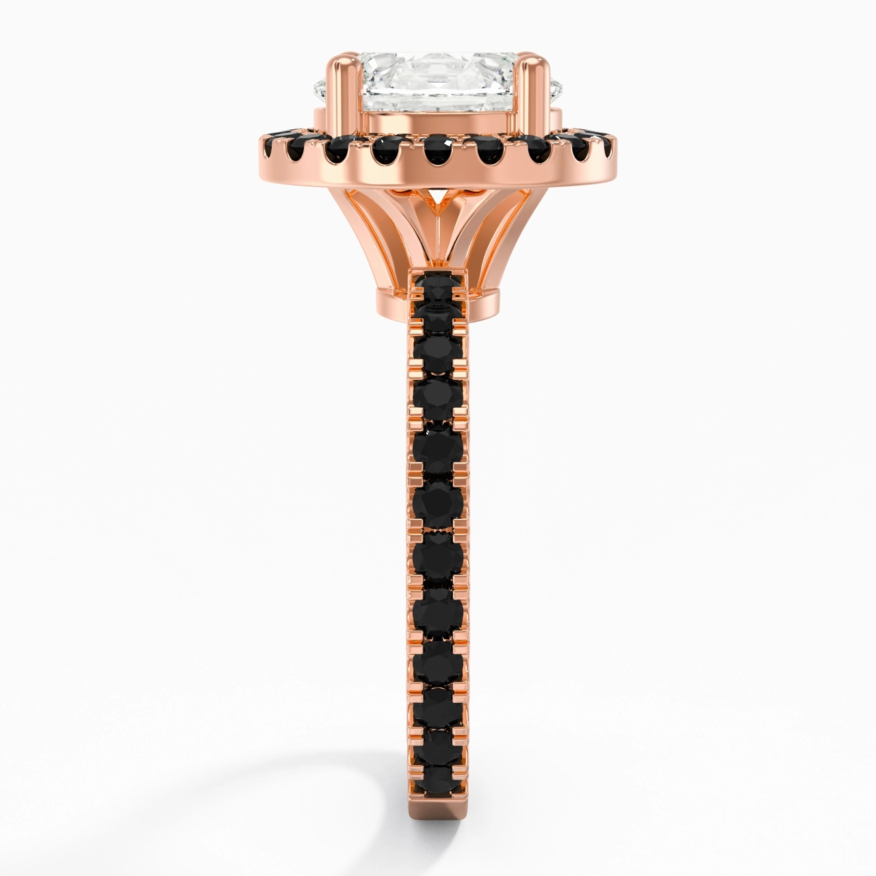 Delicado Ovalado 2.00ct Circonio cúbico Anillo de Compromiso