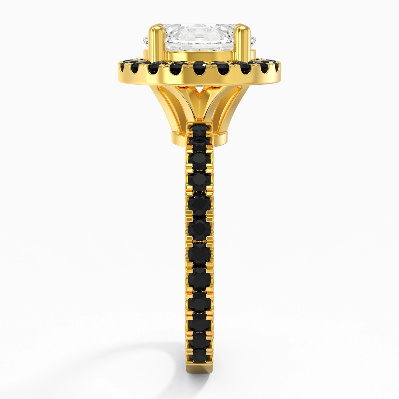 Delicado Ovalado 2.00ct Circonio cúbico Anillo de Compromiso