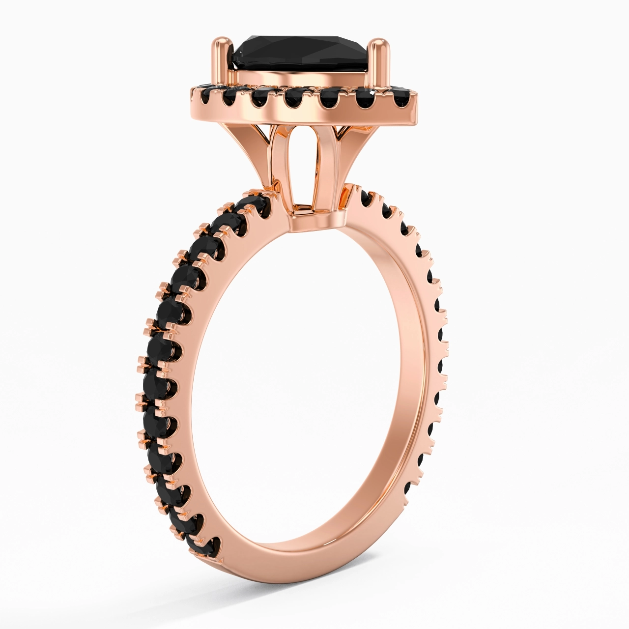 Delicado Pera 1.50ct Circonio cúbico Anillo de Compromiso