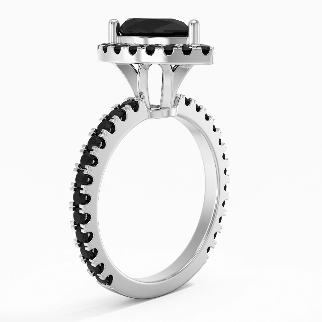 Delicado Pera 1.50ct Circonio cúbico Anillo de Compromiso