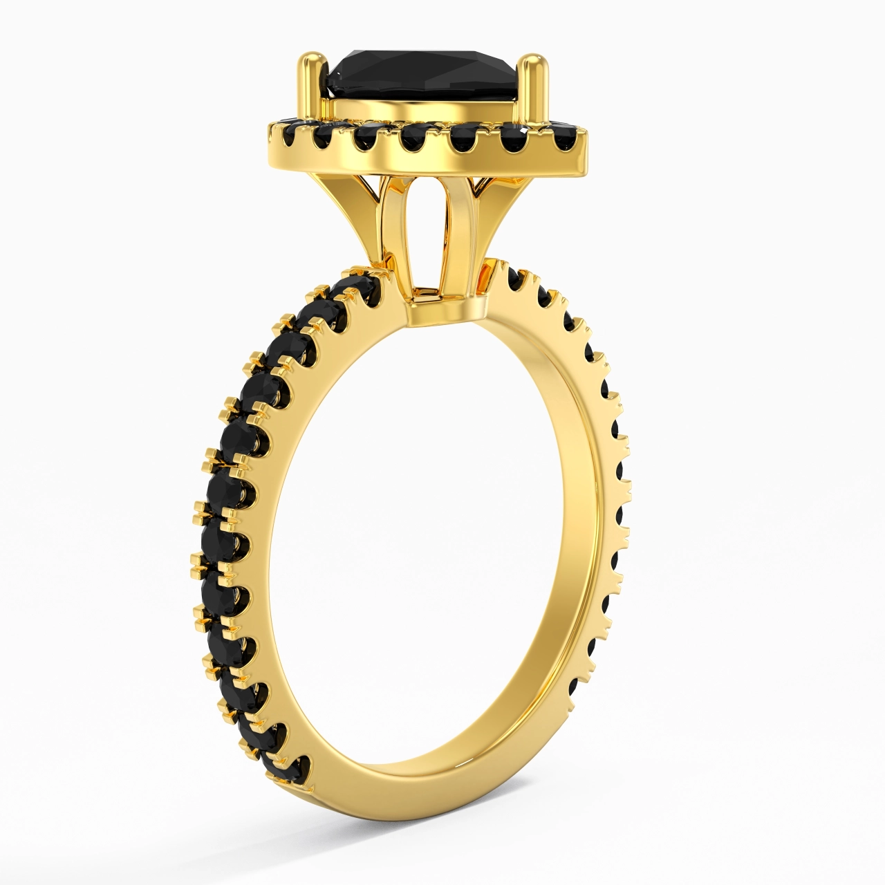 Delicate Pear 1.50ct Cubic Zirconia Engagement Ring