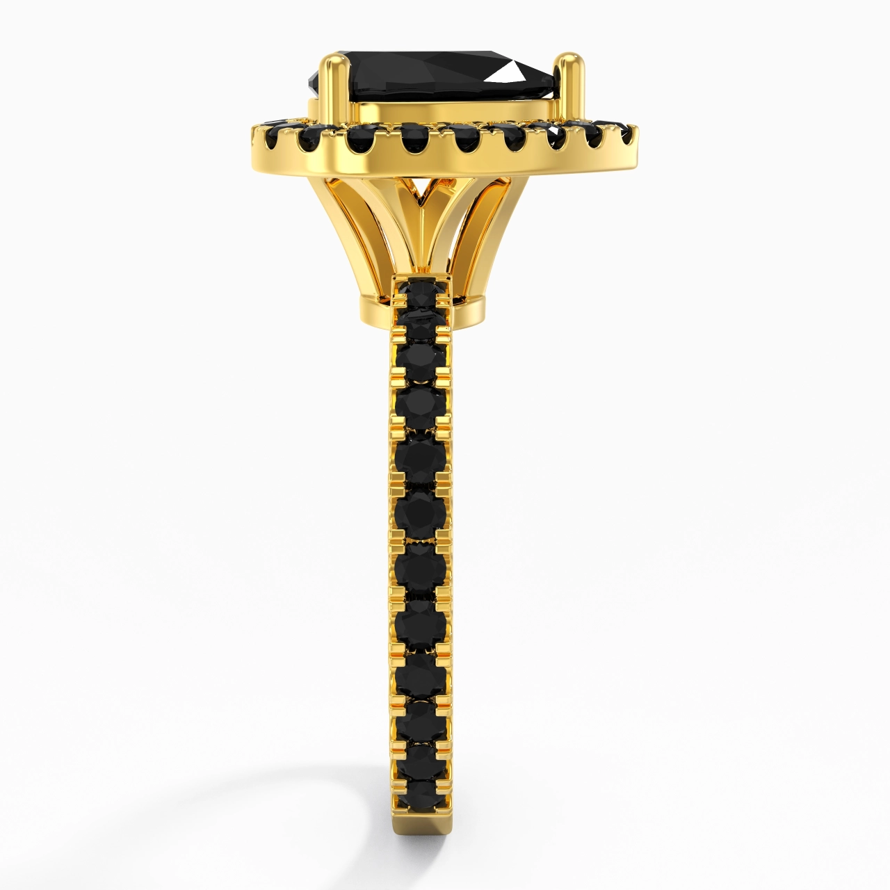 Delicate Pear 1.50ct Cubic Zirconia Engagement Ring