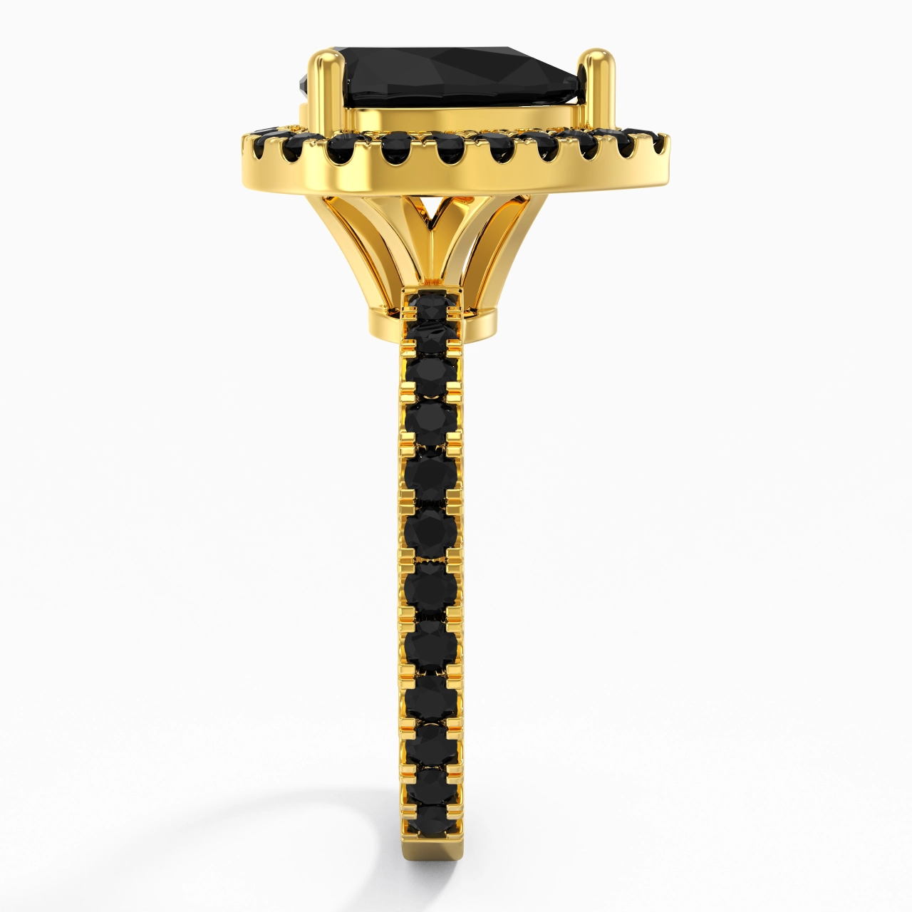 Delicado Pera 2.00ct Circonio cúbico Anillo de Compromiso