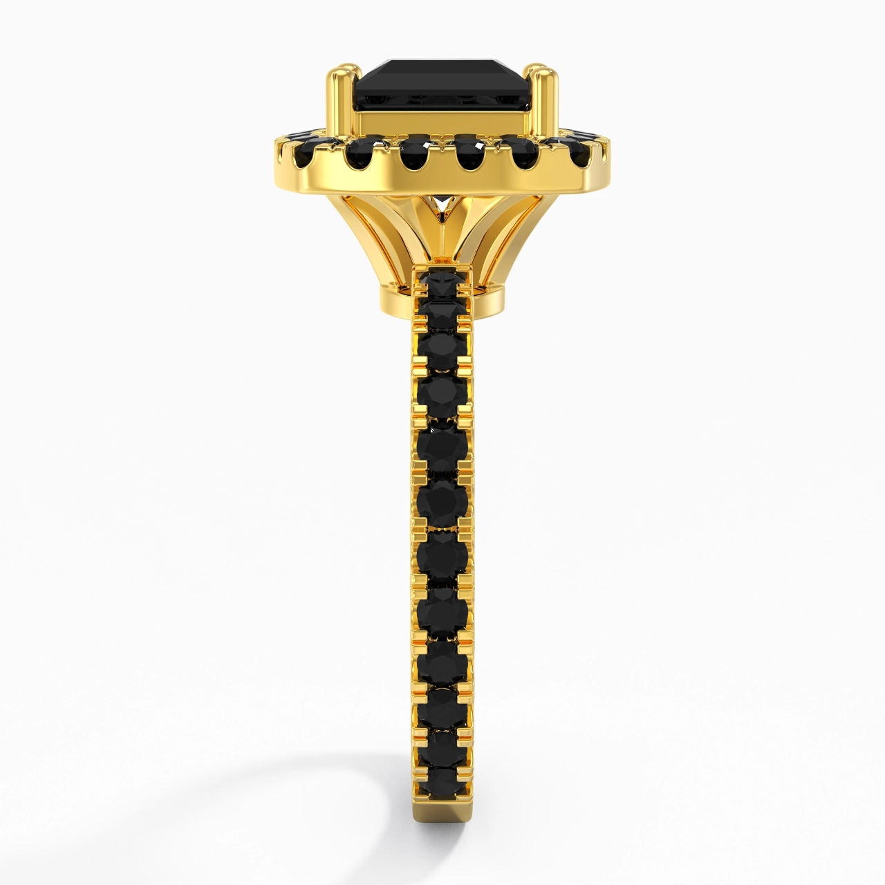 Delicado Princesa 1.50ct Circonio cúbico Anillo de Compromiso