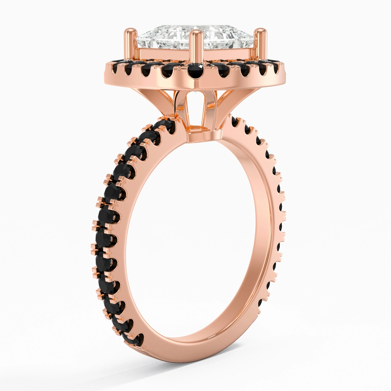 Delicate Princess 2.00ct Cubic Zirconia Engagement Ring