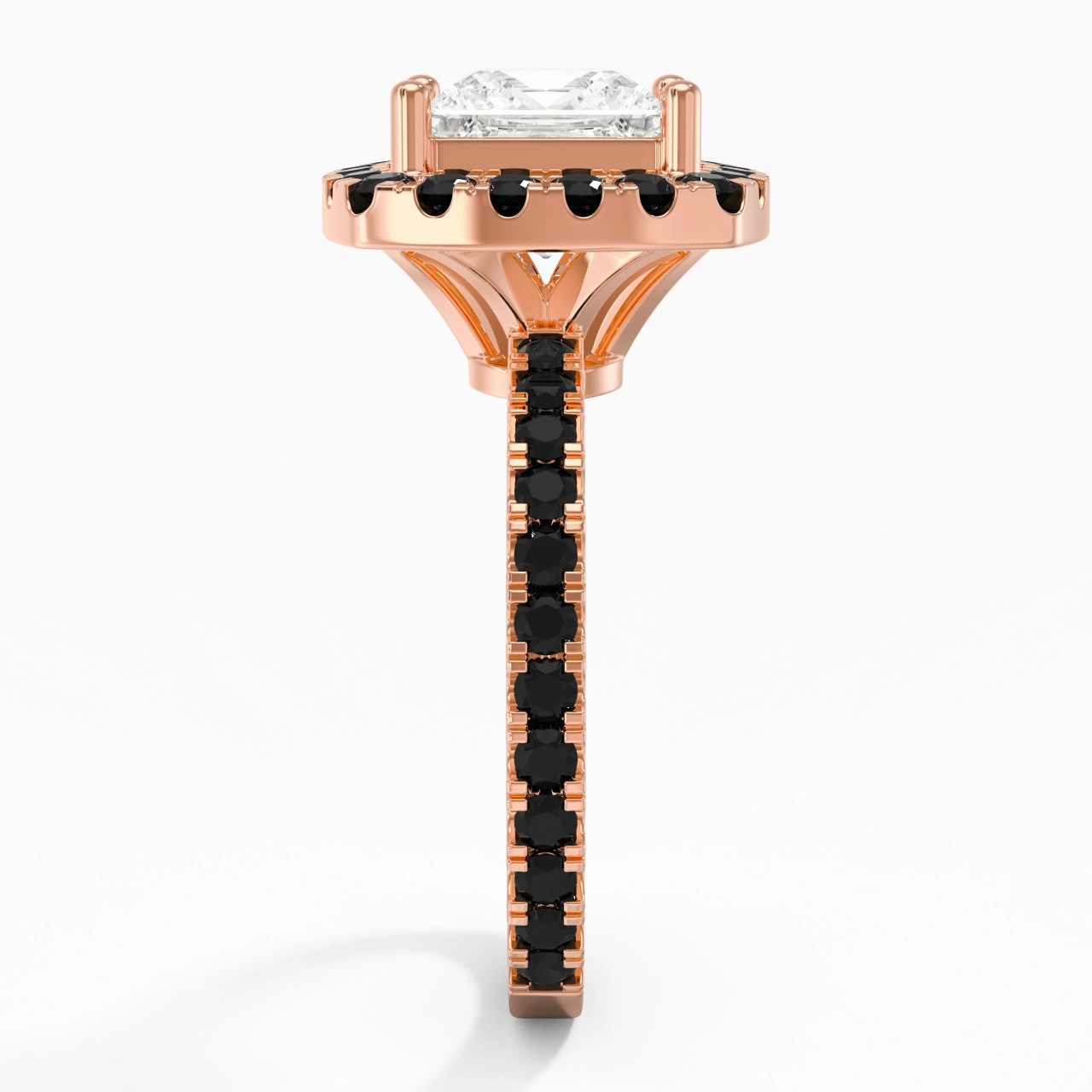 Delicate Princess 2.00ct Cubic Zirconia Engagement Ring