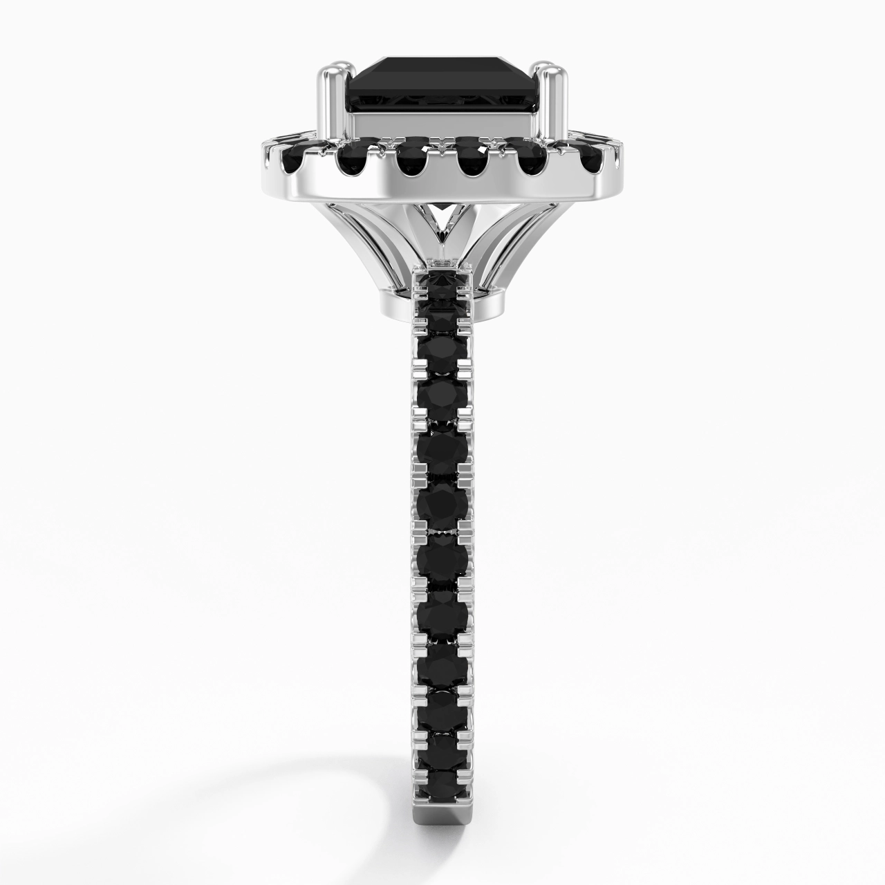 Delicado Princesa 2.00ct Circonio cúbico Anillo de Compromiso