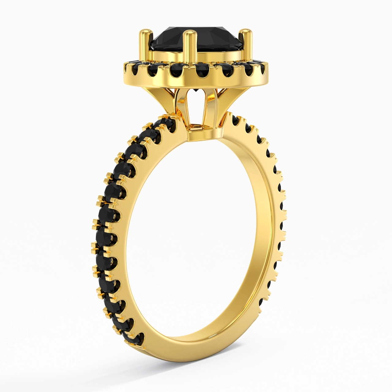 Délicat Rond 1.50ct Zircon cubique Bague de fiançailles